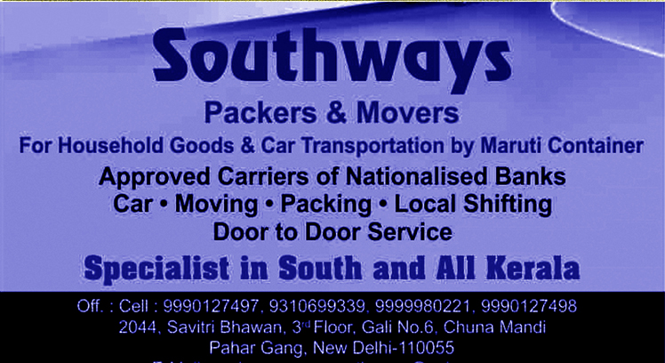Southways Packers & Movers (Ad not verified)