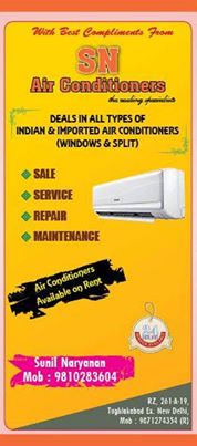 S.N. Air Conditioners (Ad to be verified)