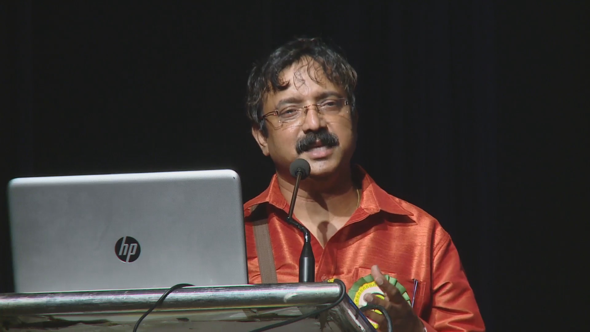 Shri Satish Kumar, Founder & CEO - Malayaleeaano.com speaking at the inaugural ceremony of the web portal.