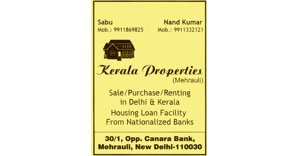 Kerala Properties (Ad not verified)