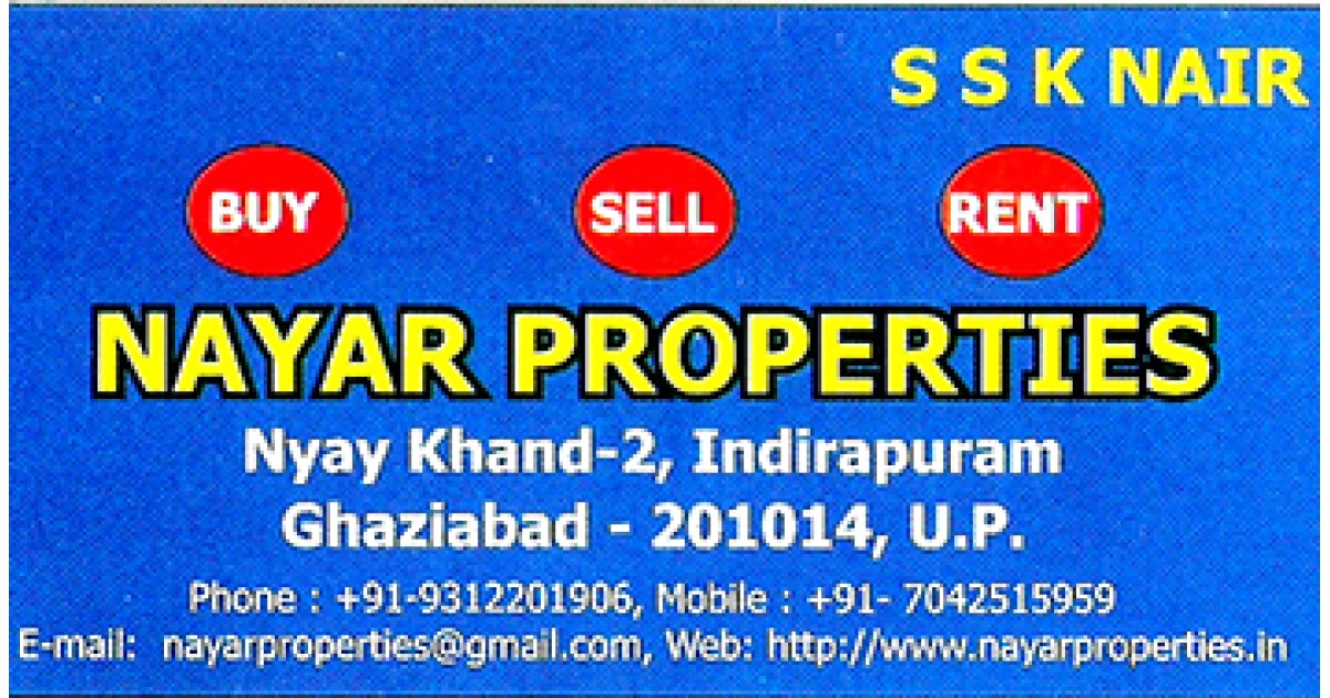 Nayar Properties(Ad not verified)